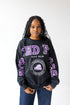 TCU Philly Split Lantern Sleeve Crew