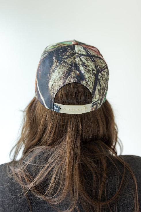 Nebraska Brando Camo 5 Panel Canvas Baseball Hat