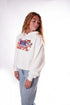 Clemson Layer Patch Luxe Crop Hoodie