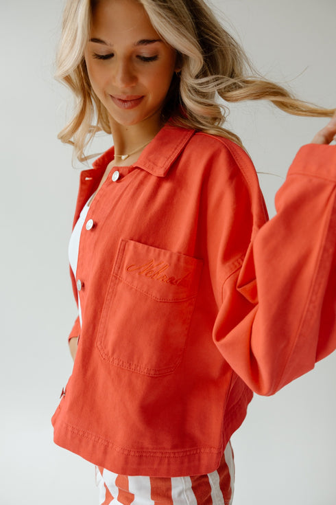 Nebraska Sanders Embroidery Canvas Twill Jacket