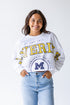 Michigan Phipps Split Sleeve Cropped Longsleeve