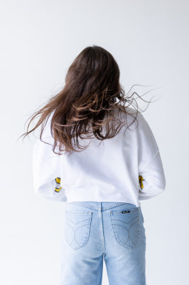 Michigan Phipps Split Sleeve Cropped Longsleeve