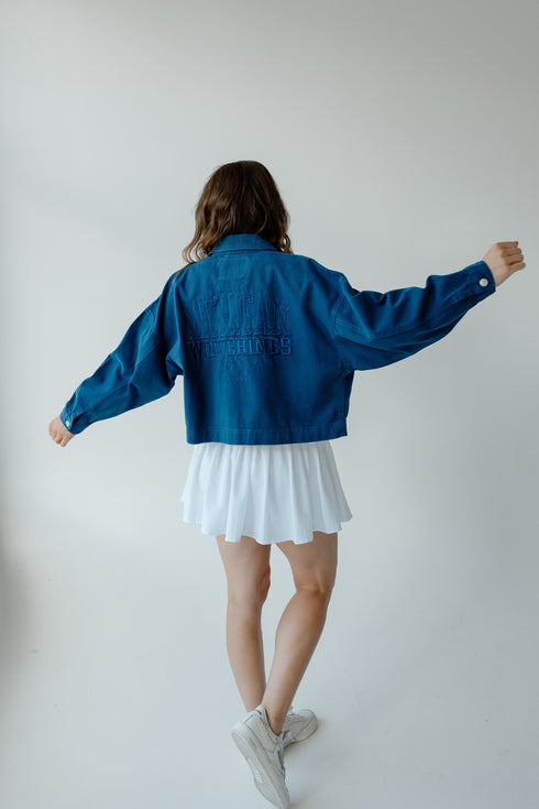 Michigan Sanders Embroidery Canvas Twill Jacket