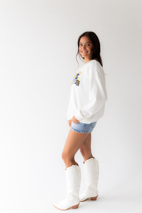 Tennessee Layer Patch Lantern Sleeve Crew