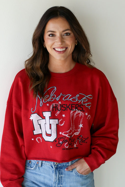 Nebraska Vault Vibe Cropped Longsleeve