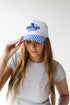 Kentucky Albon Checkered 5 Panel Canvas Baseball Hat