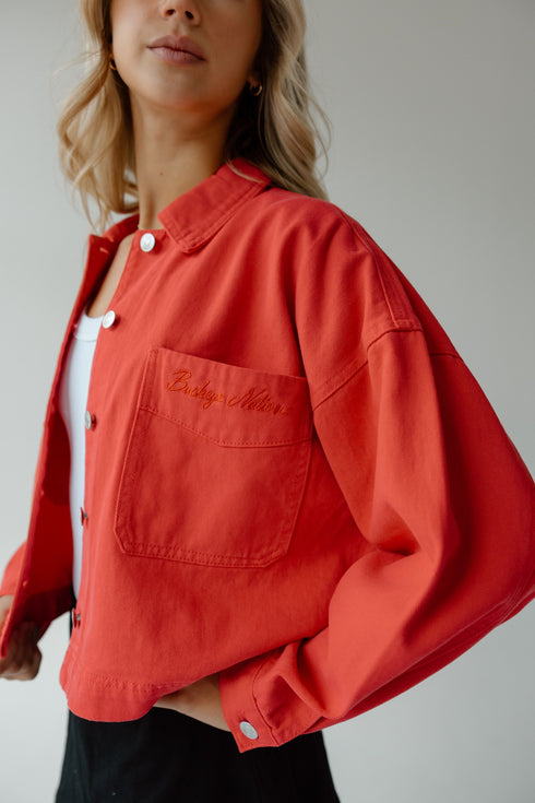 Ohio State Sanders Embroidery Canvas Twill Jacket