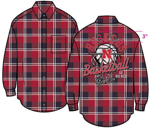 Nebraska Jefferson Jersey OS Plaid
