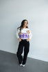 LSU Conway Crop Cropped Longsleeve