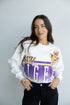 LSU Conway Crop Cropped Longsleeve