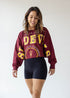 Arizona State Phipps Split Sleeve Cropped Longsleeve