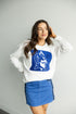 Duke Mascot Chenille Comfort Crewneck