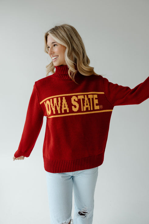Iowa State Railway Rolled Turtleneck Sweater