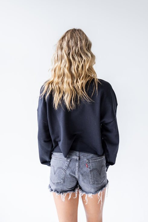 Texas Perkins Chenille Cropped Longsleeve