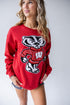 Wisconsin Mascot Chenille Comfort Crewneck