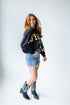 Appalachian State Phipps Split Sleeve Cropped Longsleeve