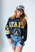 Appalachian State Phipps Split Sleeve Cropped Longsleeve
