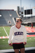 Arizona Allen Chenille Varsity V-neck Pullover