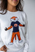 Auburn Mascot Chenille Comfort Crewneck