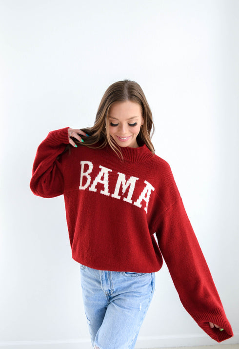 Alabama Varsity Turtleneck Turtleneck Sweater