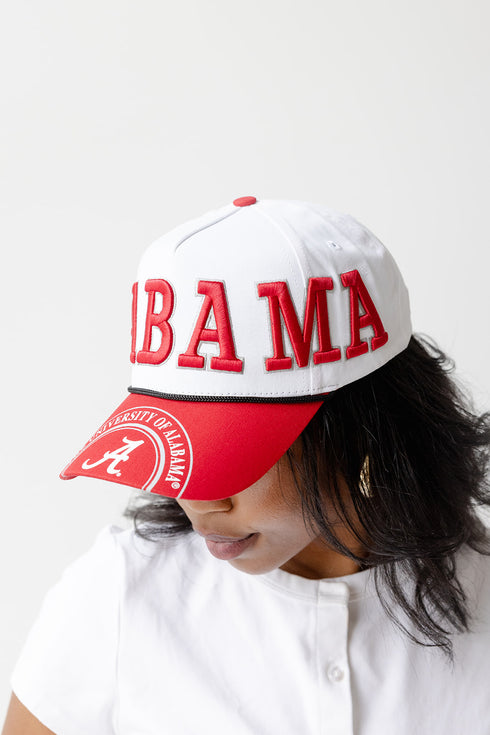 Alabama Phipps Away Split Hat 5 Panel Canvas Baseball Hat