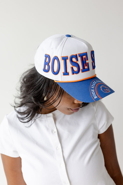 Boise State Phipps Away Split Hat 5 Panel Canvas Baseball Hat