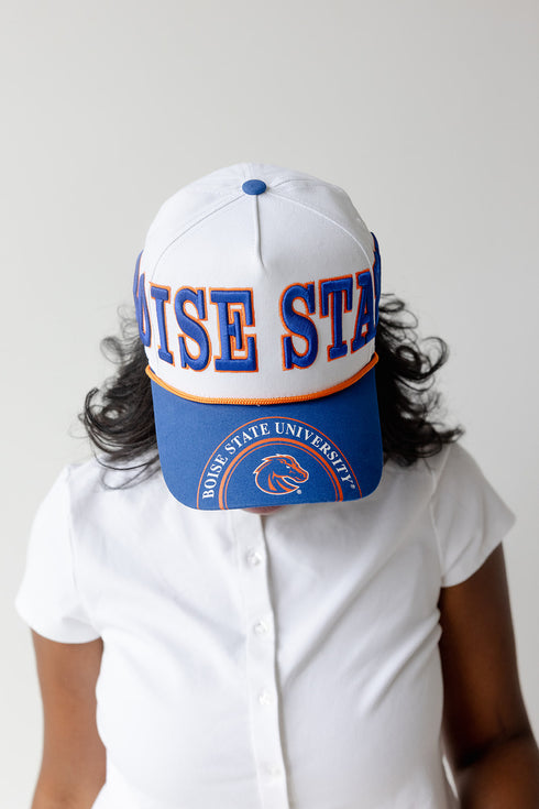 Boise State Phipps Away Split Hat 5 Panel Canvas Baseball Hat