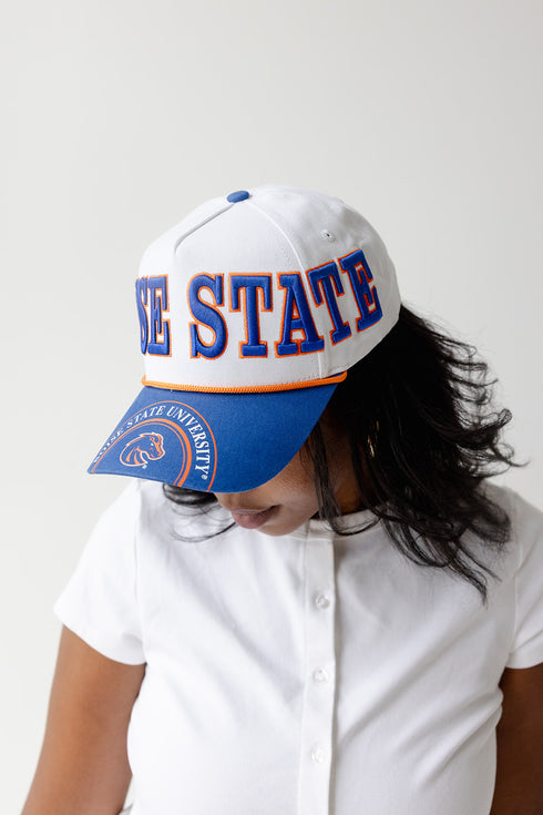 Boise State Phipps Away Split Hat 5 Panel Canvas Baseball Hat
