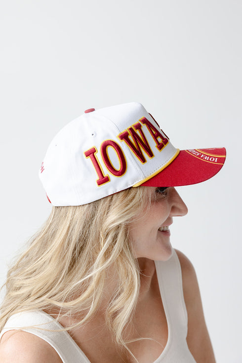 Iowa State Phipps Away Split Hat 5 Panel Canvas Baseball Hat