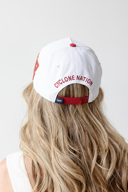 Iowa State Phipps Away Split Hat 5 Panel Canvas Baseball Hat