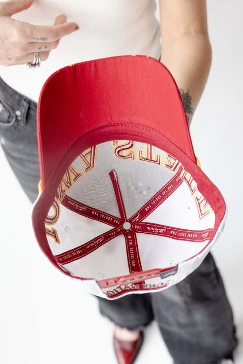 Iowa State Phipps Away Split Hat 5 Panel Canvas Baseball Hat