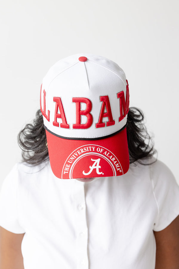 Alabama Phipps Away Split Hat 5 Panel Canvas Baseball Hat