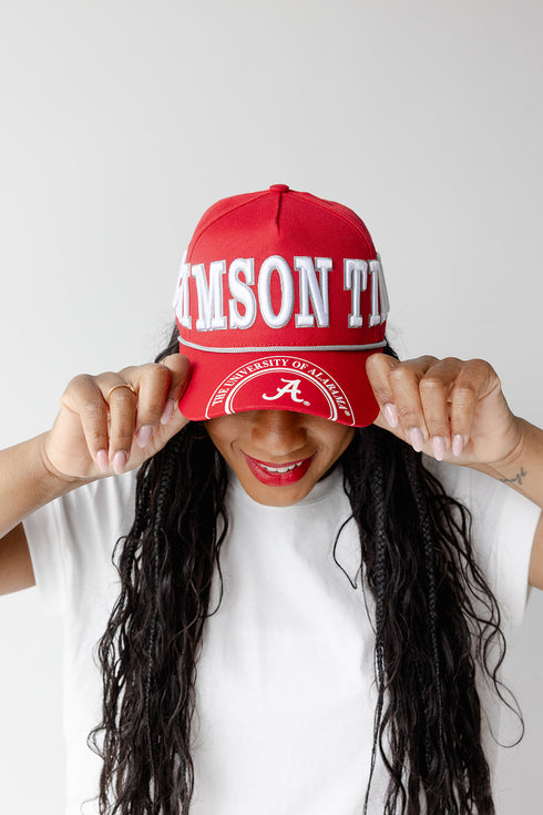 Alabama Phipps Split Hat 5 Panel Canvas Baseball Hat