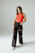 Georgia Alpha Bling Denim Wide Leg Jeans
