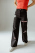 Georgia Alpha Bling Denim Wide Leg Jeans