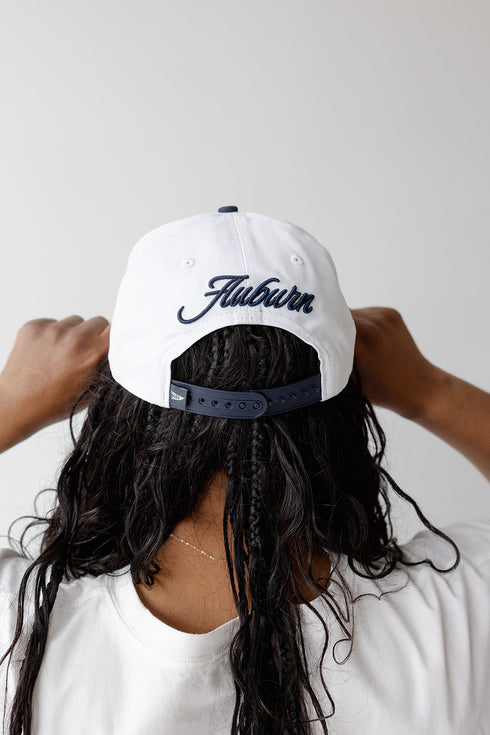 Auburn Hustle Luxe 5 Panel Canvas Baseball Hat