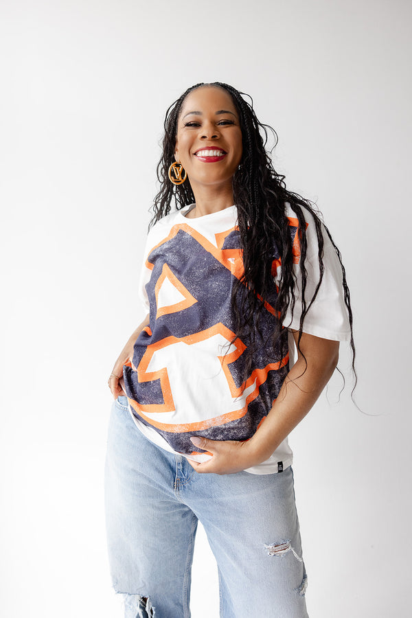 Auburn Lawson Logo Oversized Tee