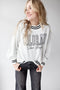 Colorado Queen Oversized Striped Crew Sweater