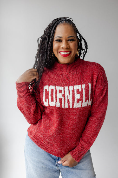 Cornell Varsity Turtleneck Turtleneck Sweater