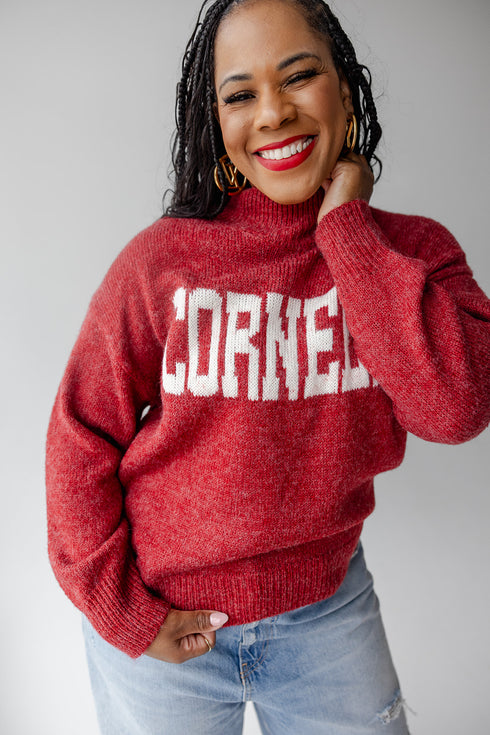 Cornell Varsity Turtleneck Turtleneck Sweater