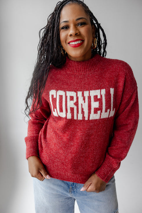Cornell Varsity Turtleneck Turtleneck Sweater