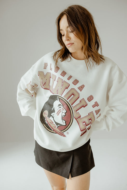 FSU Bryant Bend Lantern Sleeve Crew