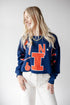 Illinois Patched Up Cropped Longsleeve