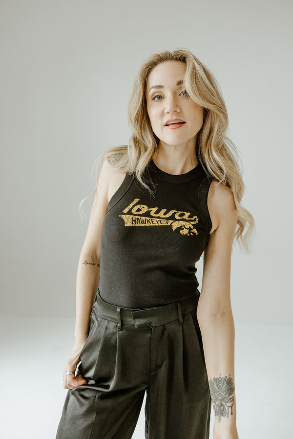 Iowa Swash Era Full Length Ribbed Basic Tank
