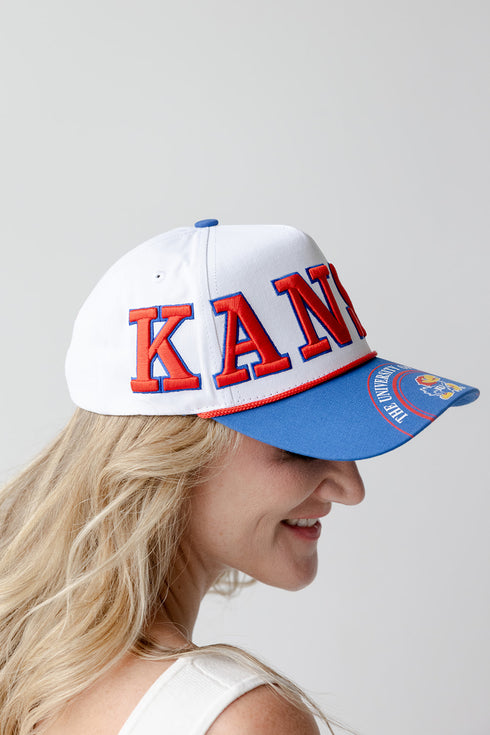 Kansas Phipps Away Split Hat 5 Panel Canvas Baseball Hat