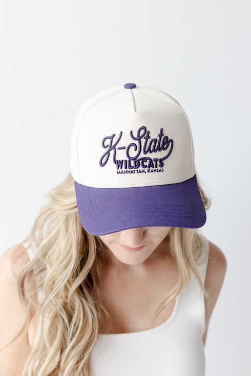 Kansas State Clayton Classic 5 Panel Canvas Baseball Hat