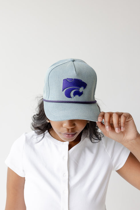 Kansas State Statement Denim Denim Baseball Hat