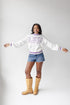 LSU Queen Oversized Striped Crew Sweater
