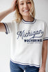 Michigan Clayton Classic Luxe Sweater Tee