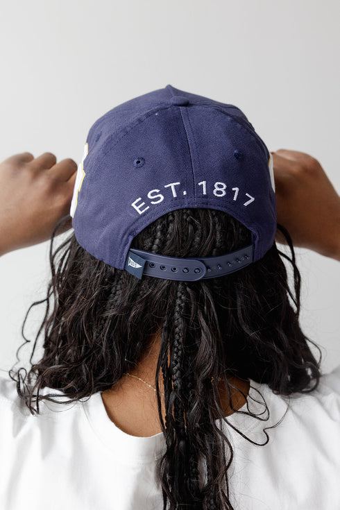 Michigan Phipps Split Hat 5 Panel Canvas Baseball Hat